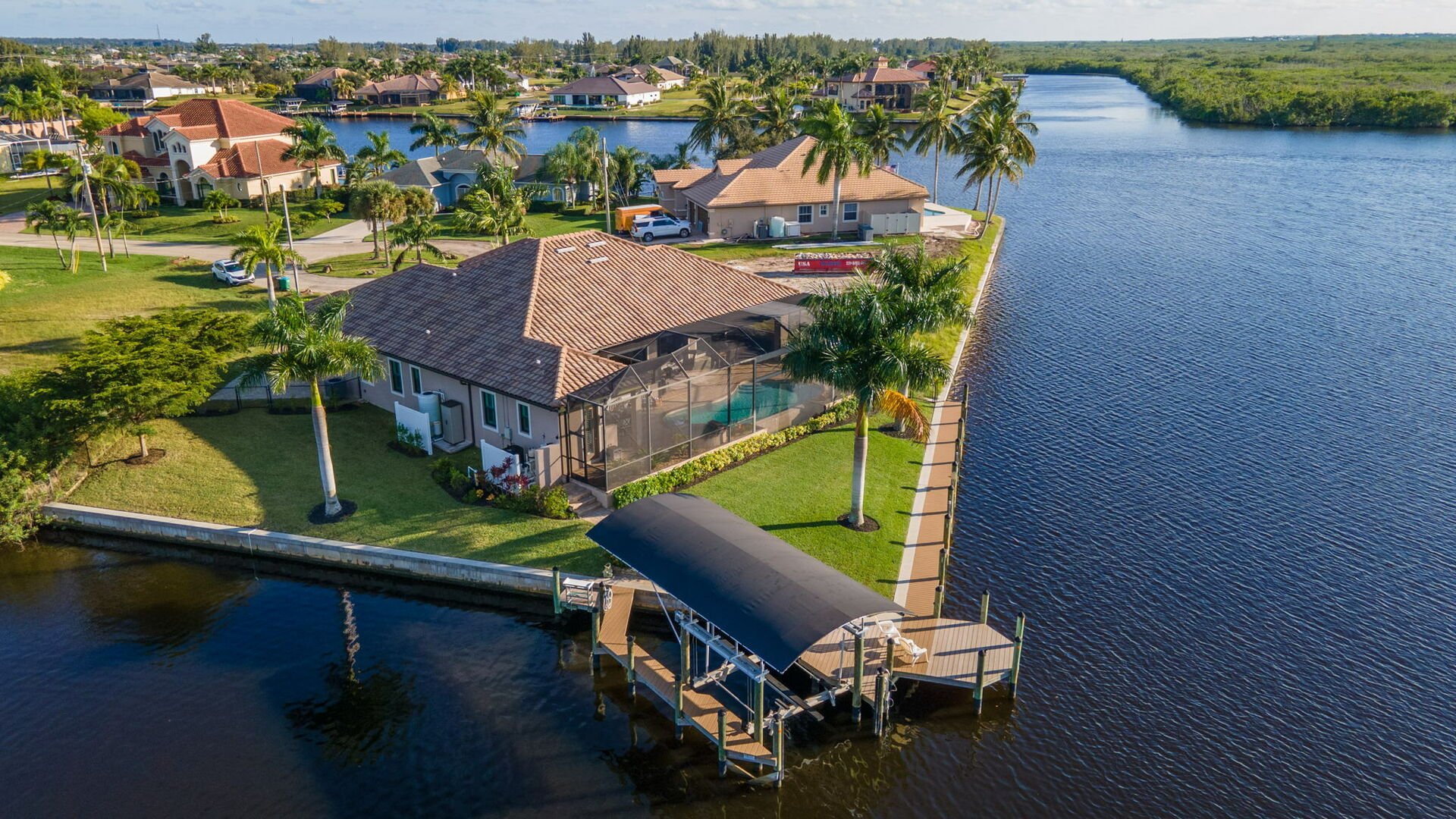 Cape Coral Florida canal homes